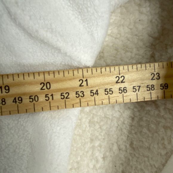 Columbia Sportswear Company Full Zip Women's Size Small Off White Fleece Jacket - Picture 8 of 9